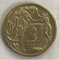 AUSTRALIA 1984 . ONE 1 DOLLAR COIN . PACK OF ROOS